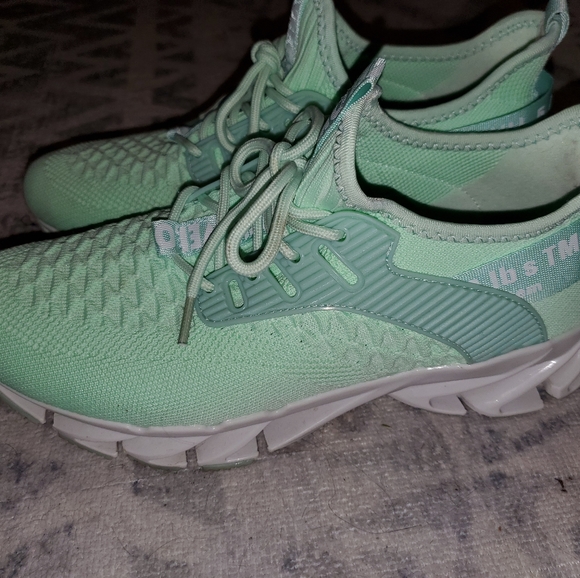 Mint Sneaker, Spring, Summer Aqua Shoe, Teal - Picture 4 of 5